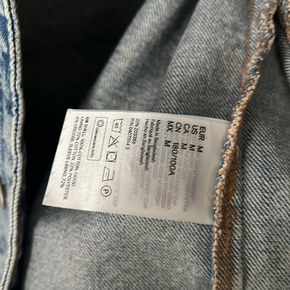 H&M “Divided” Grey-light-blue Jean Jacket - Picture 4 of 8